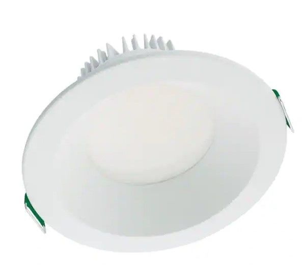 Photo 1 of 
Halo
LCR8 8 in. Soft White Selectable CCT Integrated LED Recessed Light with Round Surface Mount White Trim Retrofit Module