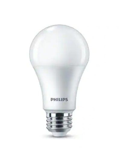 Photo 1 of 
Philips
100-Watt Equivalent A19 Dimmable Energy Saving LED Light Bulb Daylight (5000K) (2-Pack)