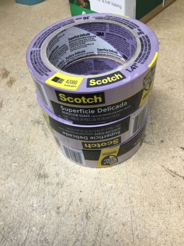 Photo 2 of 3M
Scotch 1.41 in. x 60 yds. Delicate Surface Painter's Tape with Edge-Lock - 3 PACK