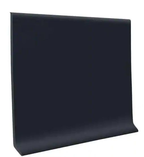 Photo 1 of 
ROPPE
Self-Stick Black 4 in. x 20 ft. x 0.080 in. Vinyl Wall Cove Base Coil