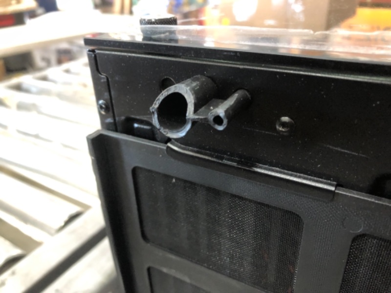 Photo 1 of DAMAGED//USED: MSI MPG GUNGNIR 100 Mid-Tower Chassis Support up to EATX Motherboard 3D-Printing Side Panel of 4 mm Tempered Glass with 120 mm ARGB Fan&#44; 1-8 ARGB LED Hub Reserved Cooling Space & Front USB 3.0 Por
