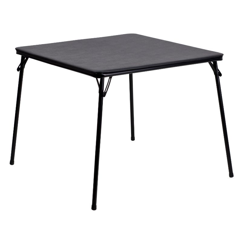 Photo 1 of ***TABLE TOP FALLING OFF LEGS*** Flash Furniture 33 1/2 Folding Card Multi-Purpose Table, Black | Quill
