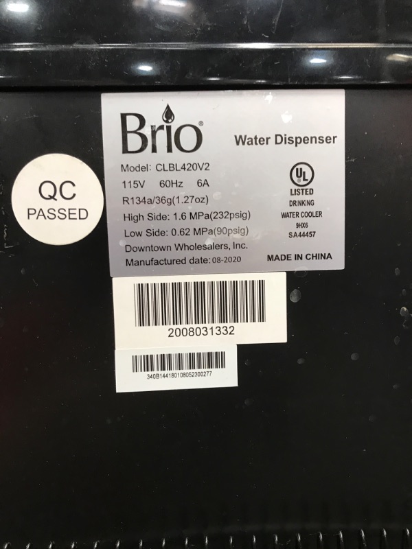 Photo 3 of Brio Self Cleaning Bottom Loading Water Cooler Water Dispenser – Limited Edition - 3 Temperature Settings - Hot, Cold and Room-Temp Water - UL/Energ
