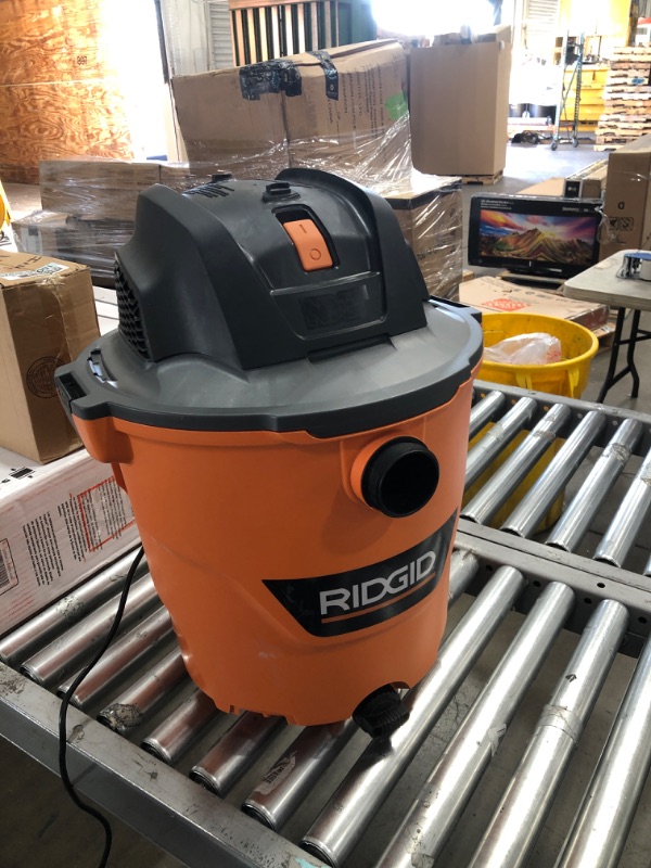 Photo 1 of ***USED, DIRTY** RIDGID 12 Gal 5.0-Peak HP NXT Wet/Dry Shop Vacuum W/Filter, Hose & Accessories
