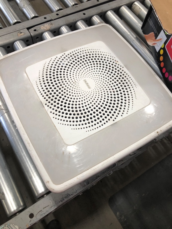 Photo 3 of ***PARTS ONLY*** Broan-NuTone ChromaComfort 110 CFM Ceiling Bathroom Exhaust Fan with Sensonic Stereo Bluetooth Speaker, White
