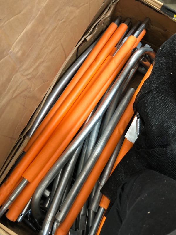 Photo 1 of INCOMPELTE** BOX 3 OF 3 ** 12FT Trampoline for Kids with Safety Enclosure Net,Easy Assembly Round Outdoor Recreational and Fitness Trampoline [TR-12-P11-C ORANGE]
