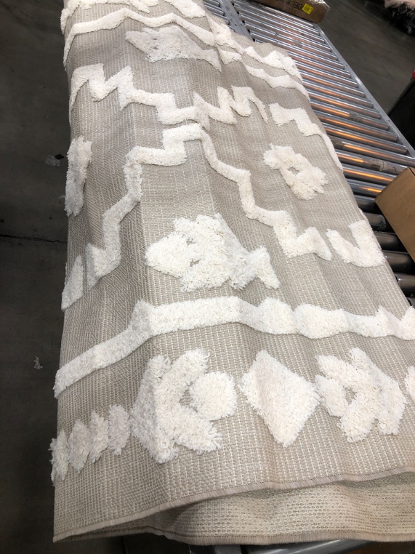 Photo 2 of (DIRTY)
5' X 7' Outdoor Rug Tufted Cream - Opalhouse™
