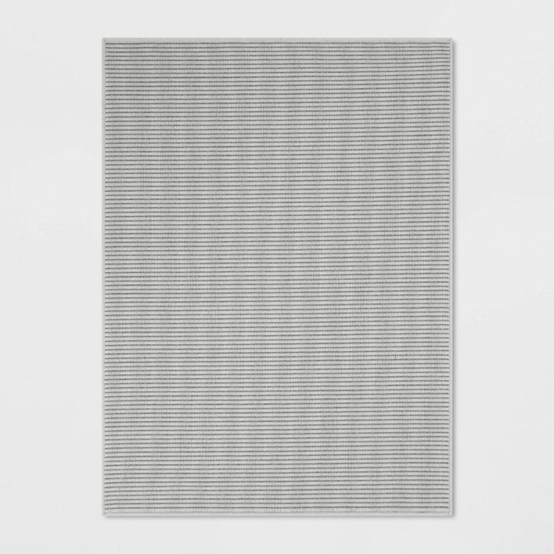 Photo 1 of (DIRTY)
4'x5'5" Stripe Woven Area Rug Gray - Made by Design™

