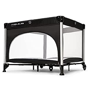 Photo 1 of Angelbliss Baby Playpen Pack 'n Play Outdoor Baby Playpen for Babies and Toddlers, Portable Playard with Comfortable Mattress (Black)
