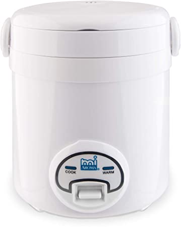 Photo 1 of Aroma Housewares MI 3-Cup (Cooked) (1.5-Cup UNCOOKED) Cool Touch Mini Rice Cooker,White
