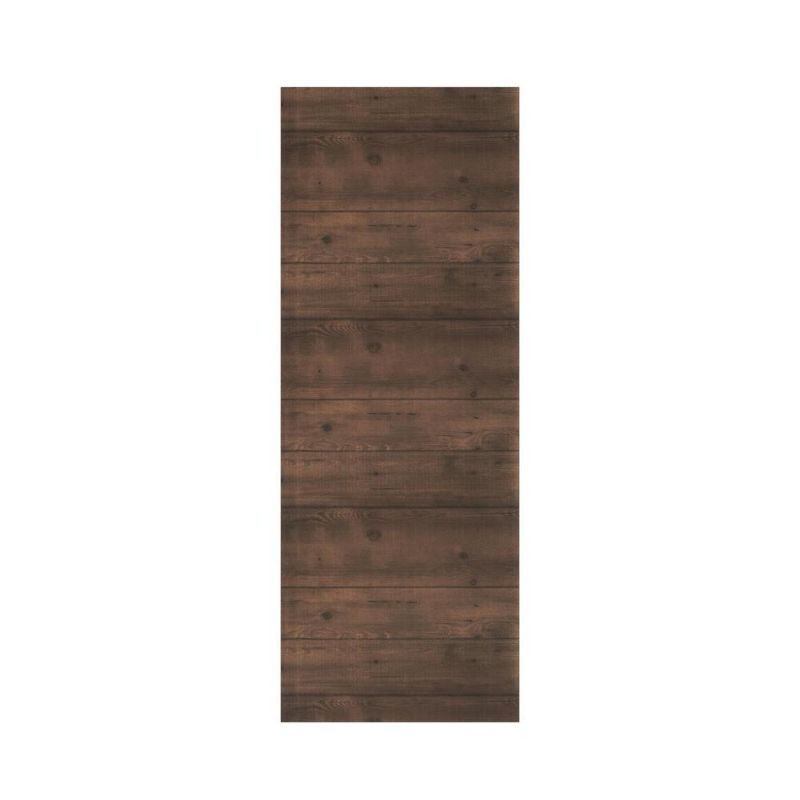 Photo 1 of **DAMAGED** - Eightdoors 42 in. X 96 in. X 1-3/8 in. Hollow Brown MDF and Pine Core Painted Wood Interior Barn Door Slab
