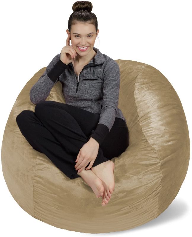 Photo 1 of 
Sofa Sack - Plush, Ultra Soft Bean Bag Chair - COVER-48 x 48 x 30 inches
