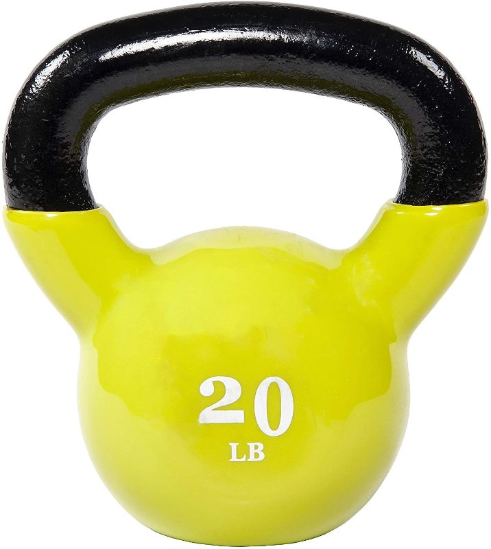 Photo 1 of 
Everyday Essentials All-Purpose Color Vinyl Coated Kettlebell
Weight:20 Pounds