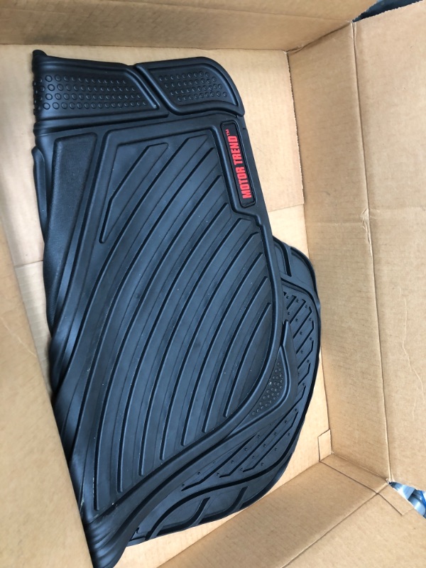 Photo 4 of Motor Trend 3-Row Heavy Duty Rubber Floor Mats and Liners for Car SUV Van