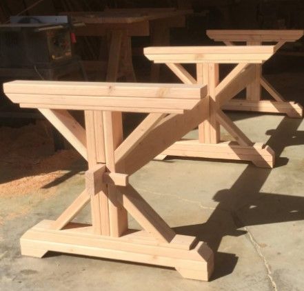 Photo 1 of (IMAGE FOR REFERENCE) base for trestle bench 727506211371