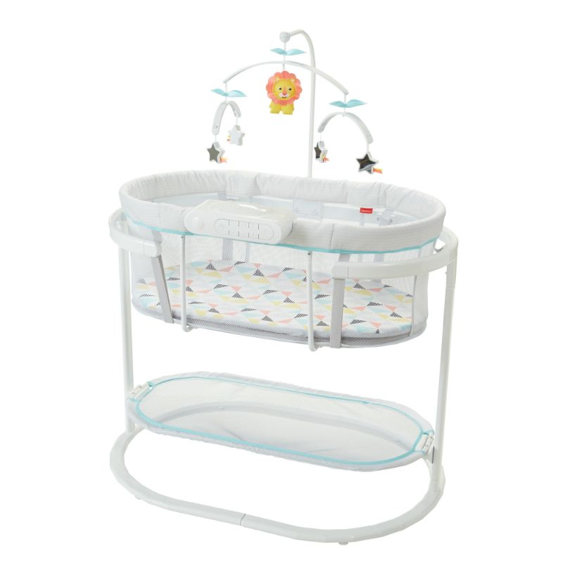 Photo 1 of *BATTERY POWERED* Fisher-Price GYF57 Soothing Motions Bassinet, Windmill
