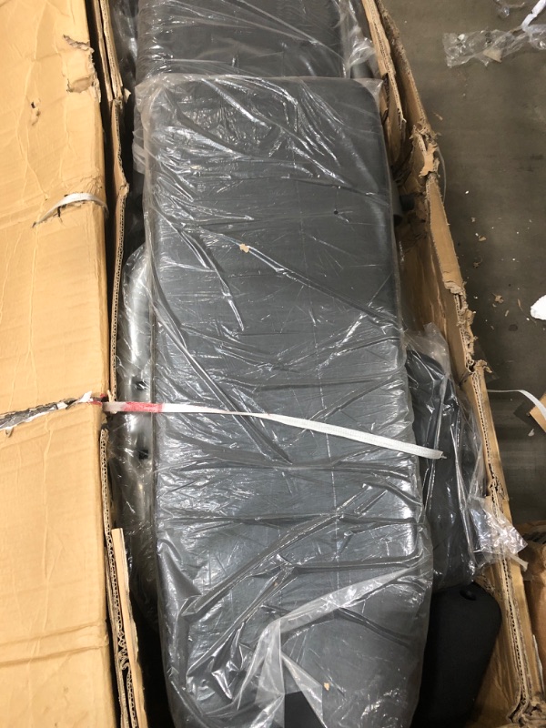 Photo 2 of BalanceFrom RS 60 Multifunctional Workout Station Adjustable Olympic Workout Bench with Squat Rack, Leg Extension, Preacher Curl, and Weight Storage,
