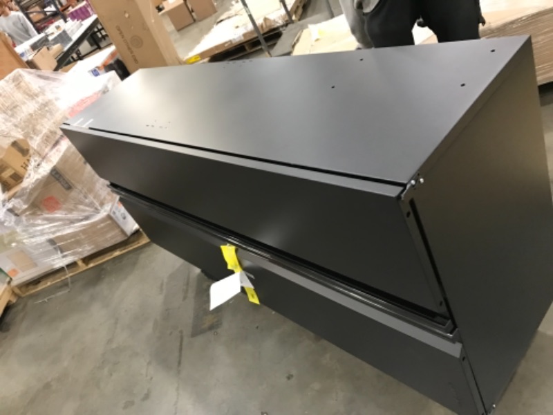 Photo 1 of **INCOMPLETE, MISSING PARTS**
3-Piece Regular Duty Welded Steel Garage Storage System in Black (54 in. W x 75 in. H x 19 in. D)
