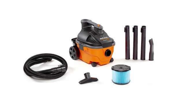 Photo 1 of **INCOMPLETE**
4 Gallon 5.0-Peak HP Portable Wet/Dry Shop Vacuum with Fine Dust Filter, Hose and Accessories
