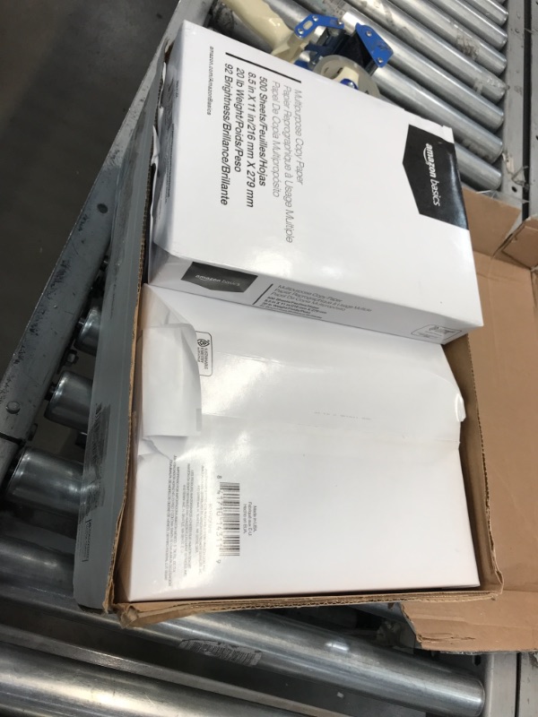 Photo 1 of Amazon Basics Multipurpose Copy Printer Paper - White, 8.5 x 11 Inches, 8 Ream Case
