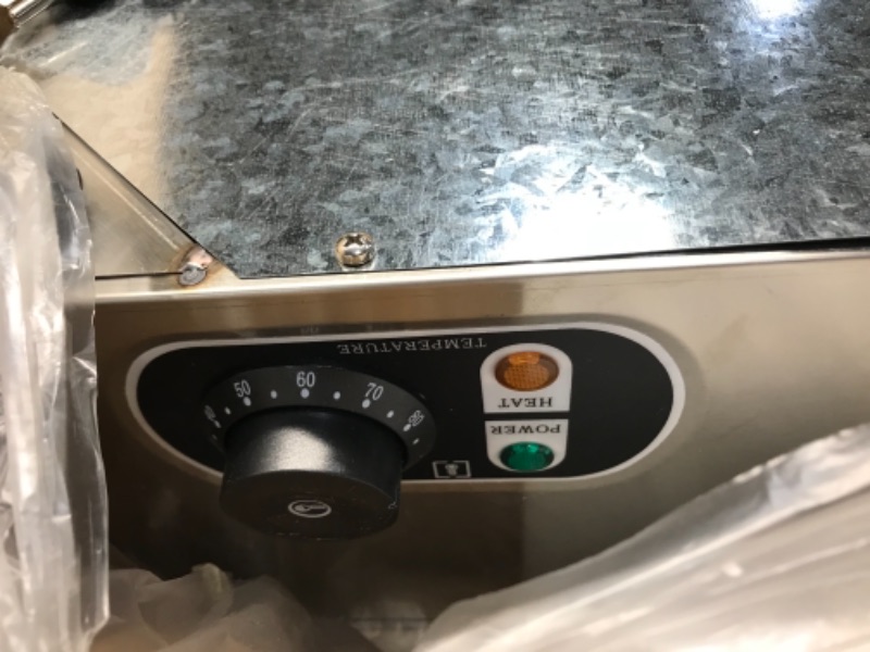 Photo 4 of **INCOMPLETE**
VEVOR 110V 4-Pan Commercial Food Warmer, 1200W Electric Steam Table 15cm/6inch Deep, Professional Stainless Steel Buffet Bain Marie 34 Quart for Catering and Restaurants
