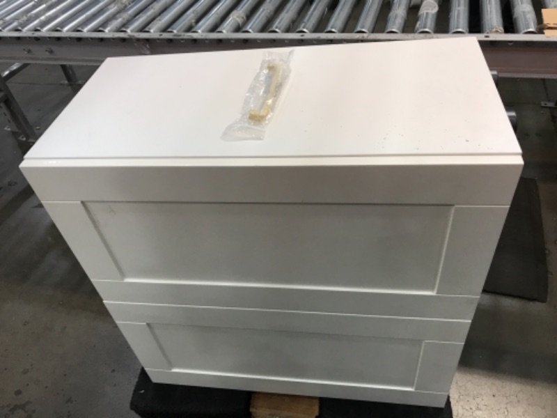 Photo 8 of **DAMAGED AND SLIGHTLY DIFFERENT FROM STOCK PHOTO**
SUNSTONE Signature Series 30" Beveled Frame Propane Combo with Trash Bag Ring & Triple Drawer Unit
