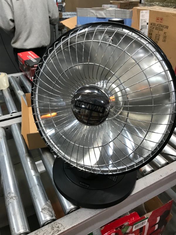 Photo 2 of **PARTS ONLY & SLIGHTLY DIFFERENT FROM STOCK PHOTO**
Konwin Dish Heater, Comfort Zone Electric Oscillating Radiant Dish Heater 