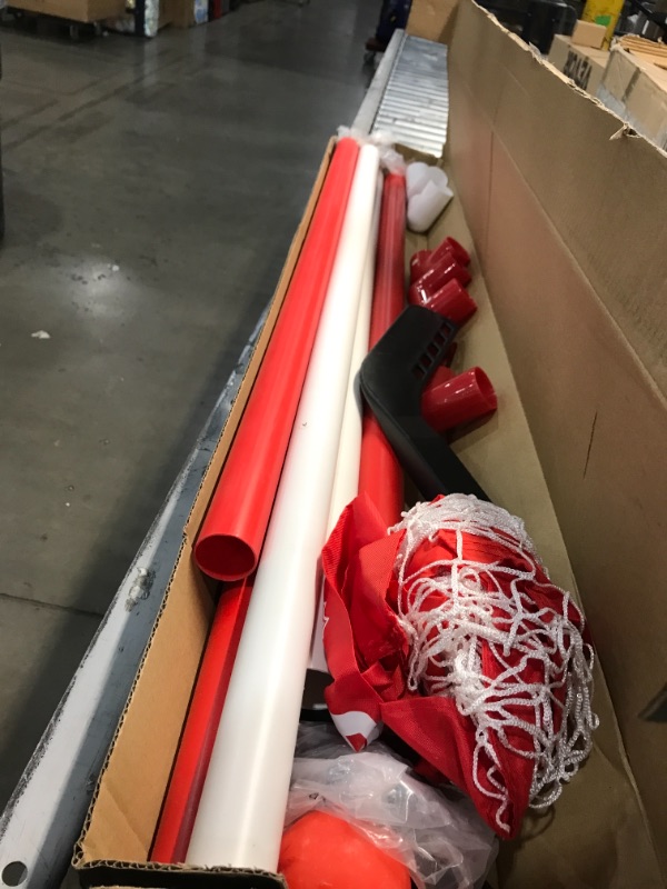 Photo 2 of **INCOMPLETE**
Franklin Sports NHL Youth Street Hockey Set - (2) Kids Junior Hockey Sticks, PVC Goal + Roller Hockey Ball Included - Indoor + Outdoor Net - 46"
