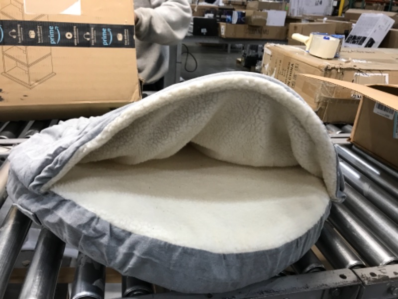 Photo 2 of **SLIGHTLY DIFFERNT FROM STOCK PHOTO**
Cozy Pet Beds for Small, Medium, and Large Dogs and Cats - Snuggery Hooded Burrowing Cave Tent, Deep Dish Cushion Donut Dog Bed with Attached Blanket, and More
