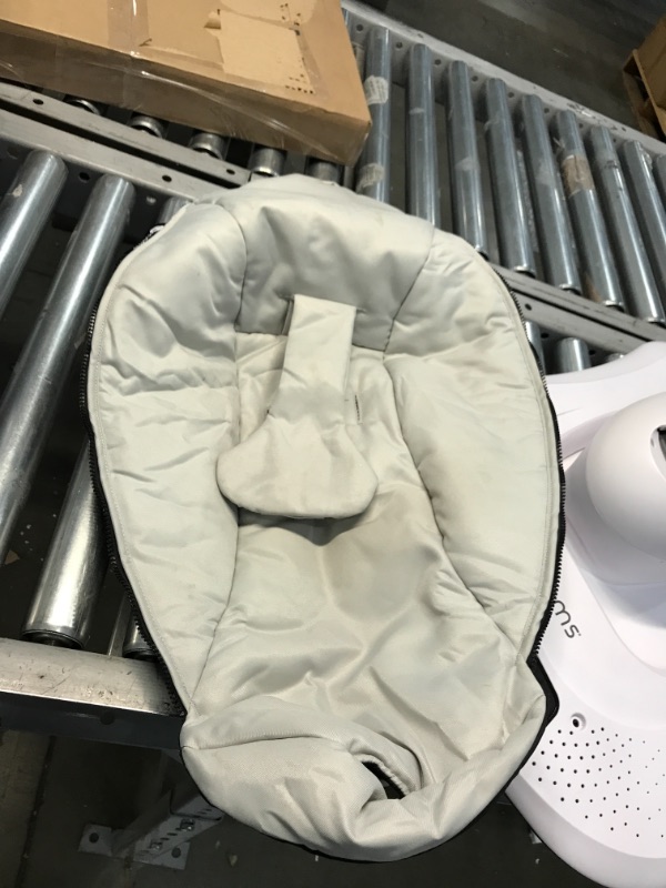 Photo 7 of 4moms® mamaRoo 4 Multi-Motion™ Baby Swing, Bluetooth Baby Rocker with 5 Unique Motions, Cool Mesh Fabric, Grey
