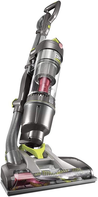 Photo 1 of **DAMAGED**
Hoover Windtunnel Air Steerable Bagless Upright Vacuum Cleaner, Lightweight, Corded, UH72400, Grey
