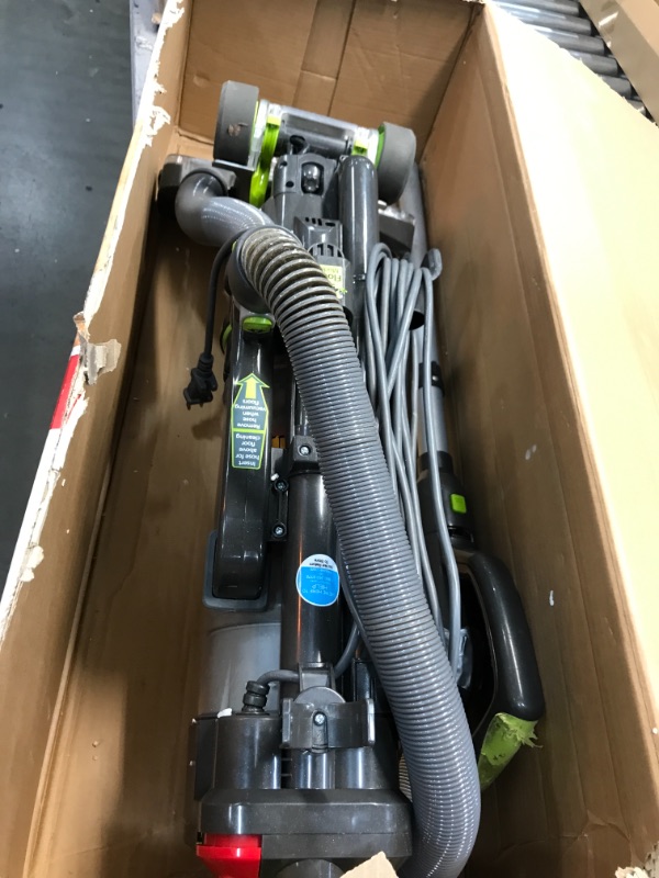 Photo 4 of **DAMAGED**
Hoover Windtunnel Air Steerable Bagless Upright Vacuum Cleaner, Lightweight, Corded, UH72400, Grey
