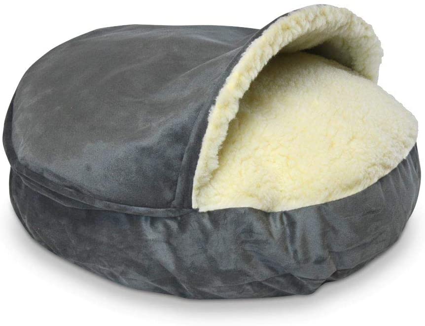 Photo 1 of **SLIGHTLY DIFFERNT FROM STOCK PHOTO**
 Cozy Cave Dog Bed, Luxury Hooded Dog Bed, Warming and Calming Pet Bed
