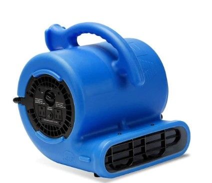 Photo 1 of 1/4 HP Air Mover Blower Fan for Water Damage Restoration Carpet Dryer Floor Home and Plumbing Use in Blue