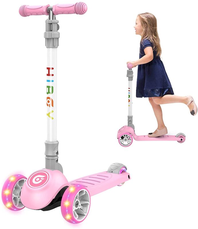 Photo 1 of Hiboy hidy Scooter for Kids, 3 Wheel Scooter, Adjustable Height for Toddler, Kick Scooter for Kids, Boys & Girls, Suitable for Age 3-12