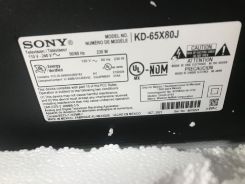 Photo 4 of Sony X80J 65 Inch TV: 4K Ultra HD LED Smart Google TV with Dolby Vision HDR and Alexa Compatibility KD65X80J- 2021 Model