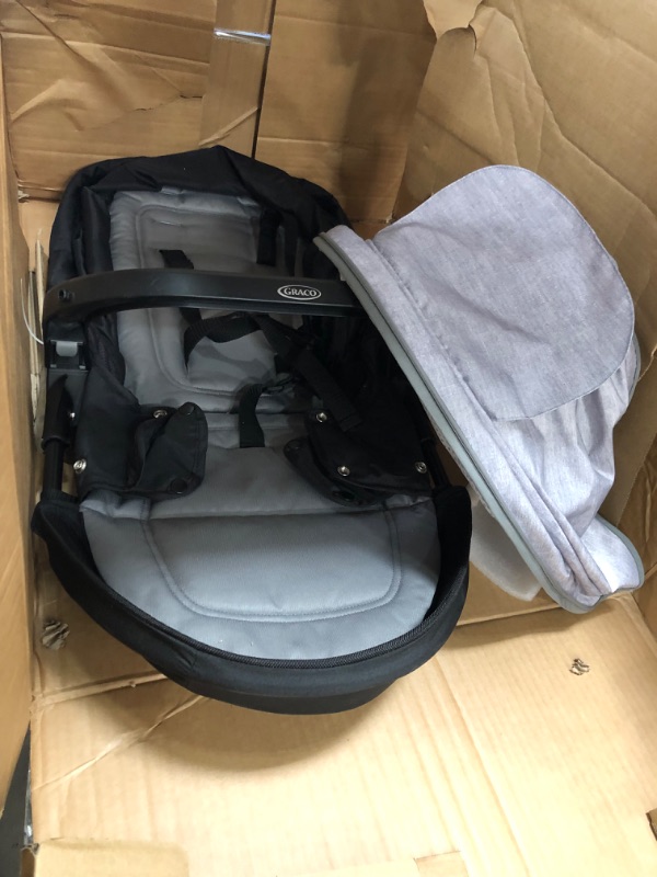 Photo 2 of *MISSING car seat*
Graco Modes 3 Essentials LX Travel System | Includes Modes 3 Essentials LX Stroller and SnugRide SnugLock 30 Infant Car Seat, Mullaly
