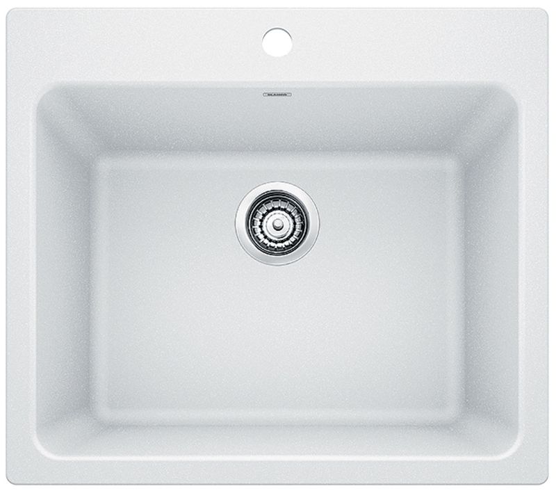 Photo 1 of *drain stopper NOT included* 
Blanco 401927 Liven Laundry Sink - White, 25" L x 22" W x 12" D
