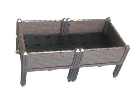 Photo 1 of ***PARTS ONLY*** Elevated Garden Vegetable and Flower Plastic Planter Box Kit (1 Set) **** incomplete *** 