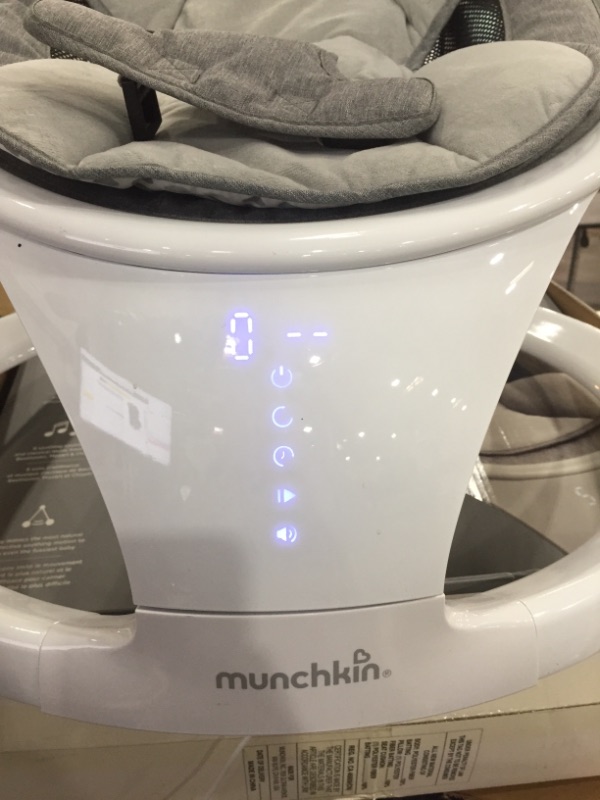 Photo 1 of Munchkin Bluetooth Enabled Lightweight Baby Swing with Remote Control