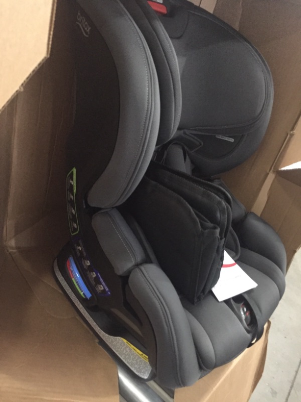 Photo 2 of Britax Boulevard ClickTight Convertible Car Seat, Cool N Dry Charcoal - Cooling & Moisture Wicking Fabric
