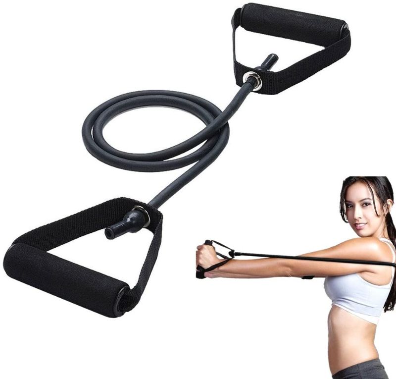 Photo 1 of set of 6 ReachTop Pedal Resistance Band, Leg Exerciser Elastic Training Pull Rope Sit-up Training Foot Chest Resistance Equipment for Yoga Stretching Slimming Training for Home Gym
