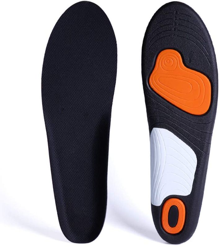 Photo 1 of SET OF 3 YILILONG Insoles for Men & Women, Orthotic Insoles, Foot Support Insoles, Arch Support Insoles, Arched Insoles,Sports Insoles for Men Work Boots Flat feet Pronation Insoles (S), Black
