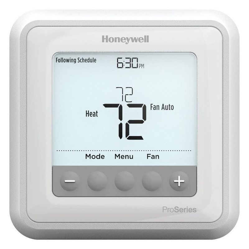 Photo 1 of Honeywell TH6210U2001/U T6 Pro Programmable Thermostat, 2 Heat / 1 Cool Heat Pump Or 1 Heat / 1 Cool Conventional
