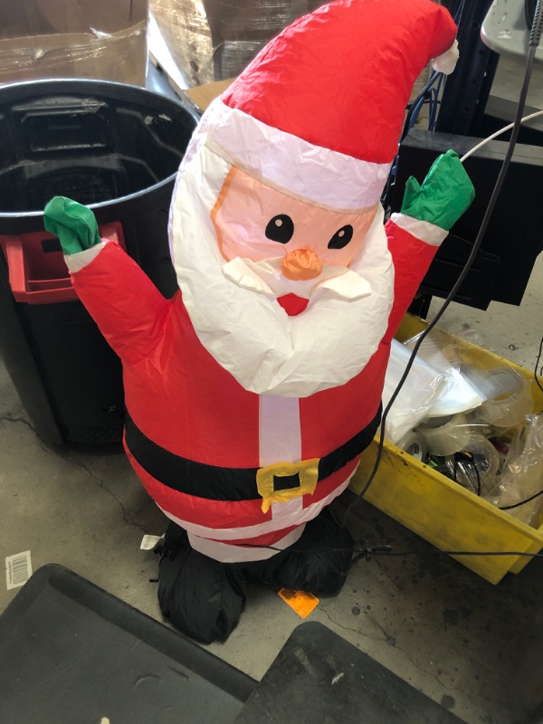 Photo 1 of 3.5 Ft. Led Inflatable Airblown Santa
