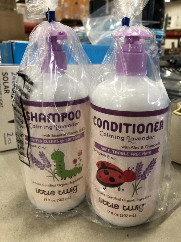 Photo 2 of Little Twig Shampoo and conditioner set, Natural Plant Derived Formula, Lavender, 17 fl oz.
