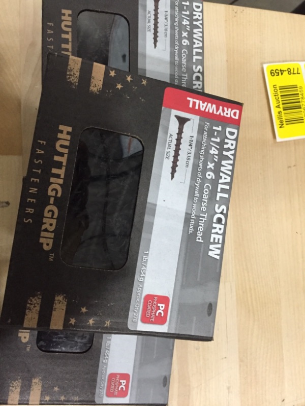 Photo 1 of #6 x 1-1/4 in. Philips Bugle-Head Coarse Thread Sharp Point Drywall Screws (1 lb./Pack) 3packs 