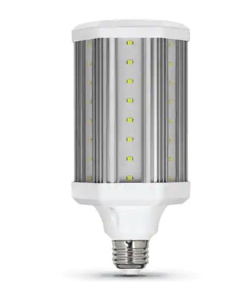 Photo 1 of Feit Electric
300-Watt Equivalent Corn Cob High Lumen Daylight (5000K) HID Utility LED Light Bulb (1-Bulb