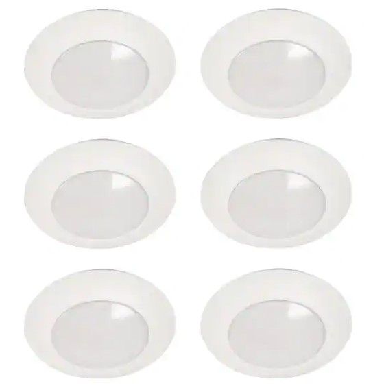 Photo 1 of HALO
HLC 6 in. 3000K Integrated LED Recessed Light Trim (6-Pack)