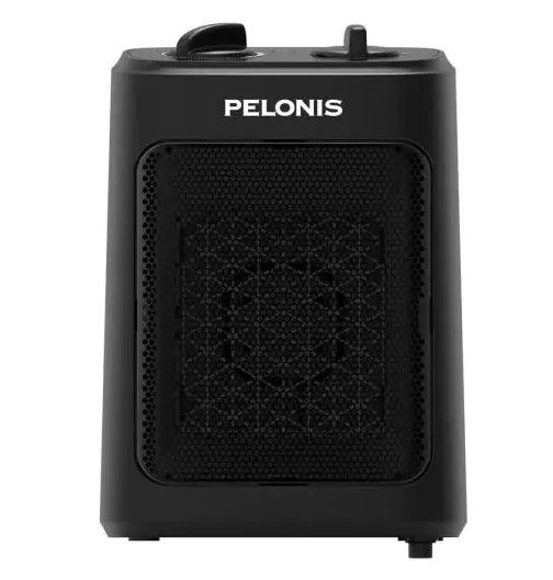 Photo 1 of Pelonis
1500-Watt 9 in. Electric Personal Ceramic Space Heater with Thermostat